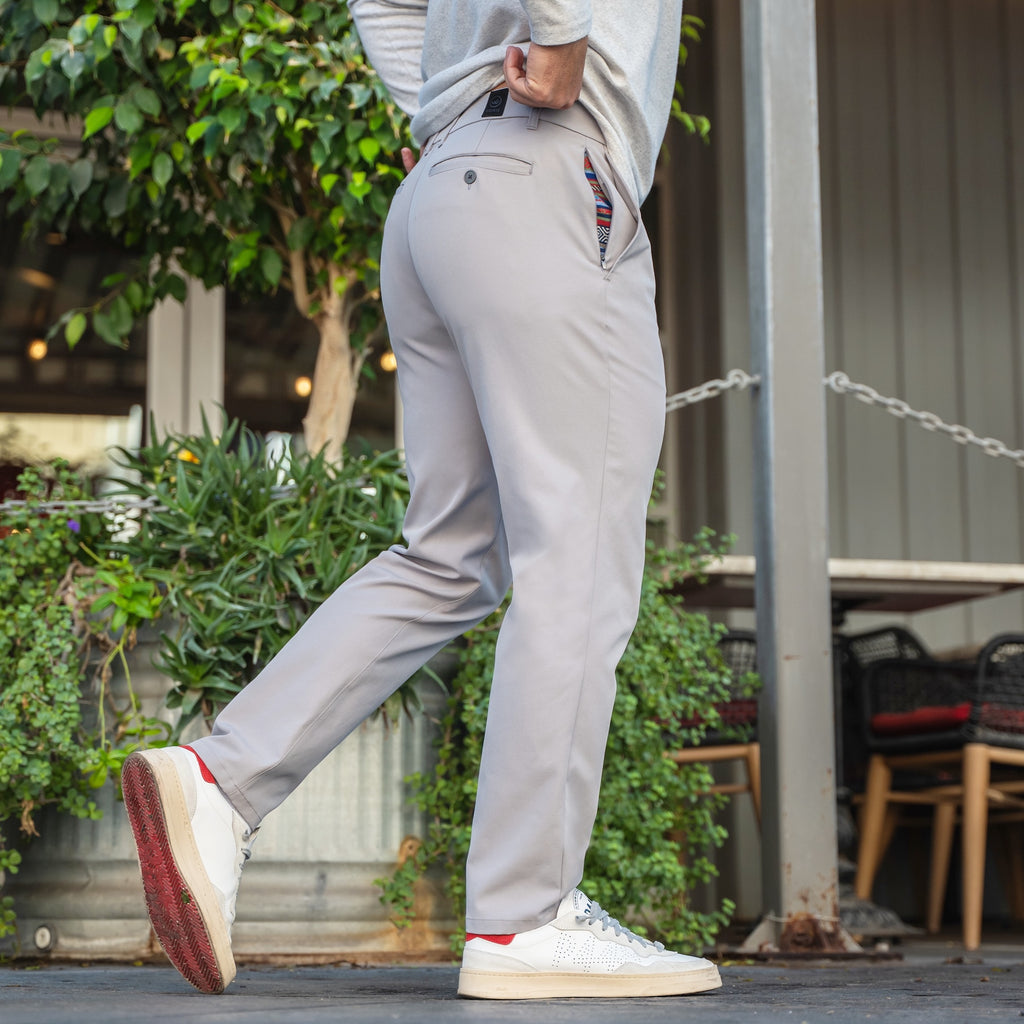 Daily Chino Pant (Stretch) Ash – Wowie - Main Image