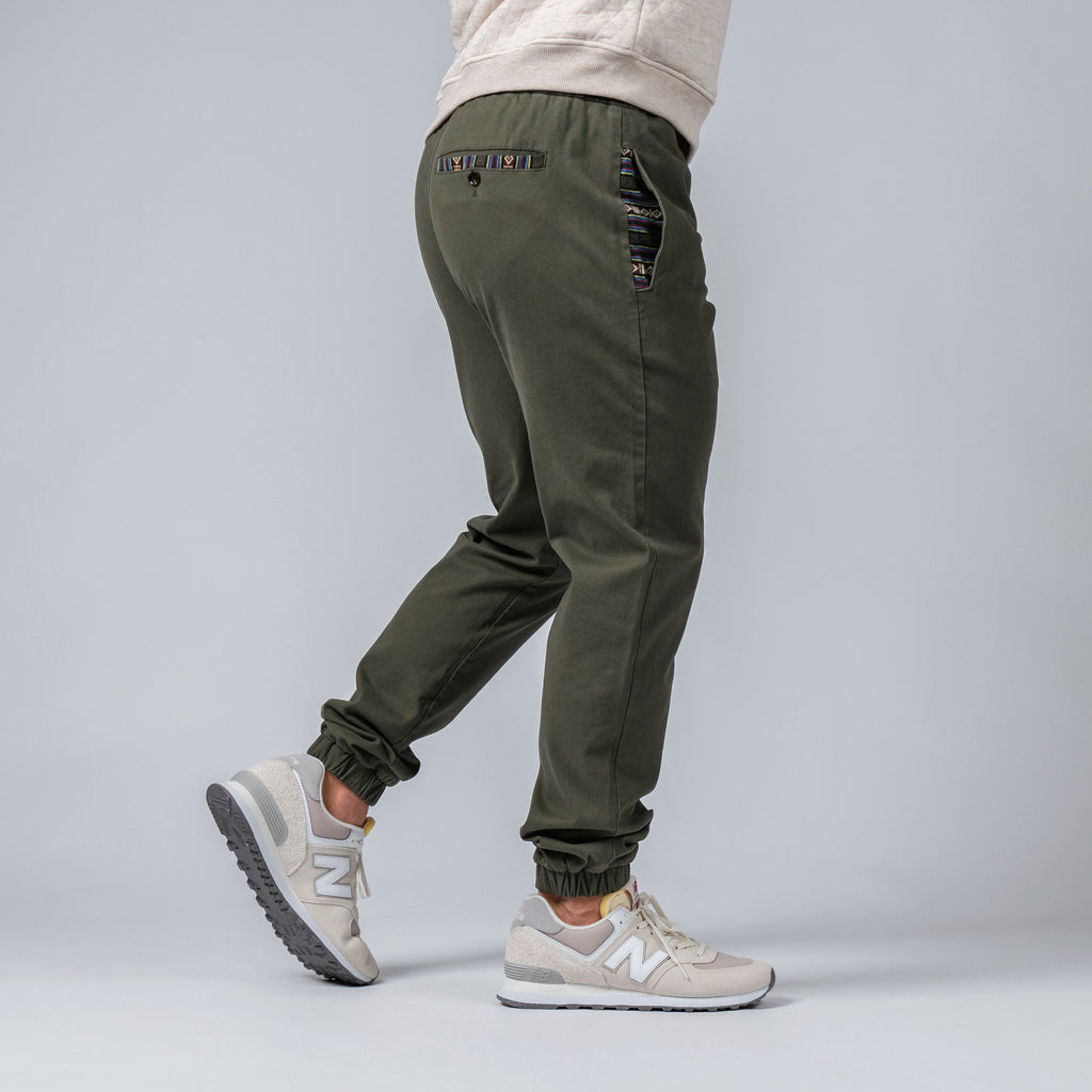 [GRAVER]★ZIPPERED LEGIC GREEN FLOWER JOGGER PANTS LRG FRESHEST SCRIPT JOGGER - GREEN | LRG Clothing