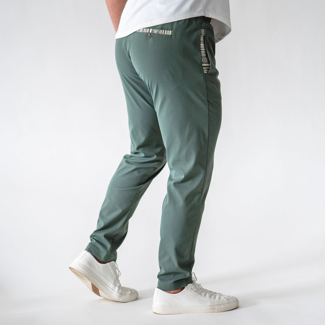 Sapien Pant (Casual Stretch) - Agave - Hero - White Backdrop