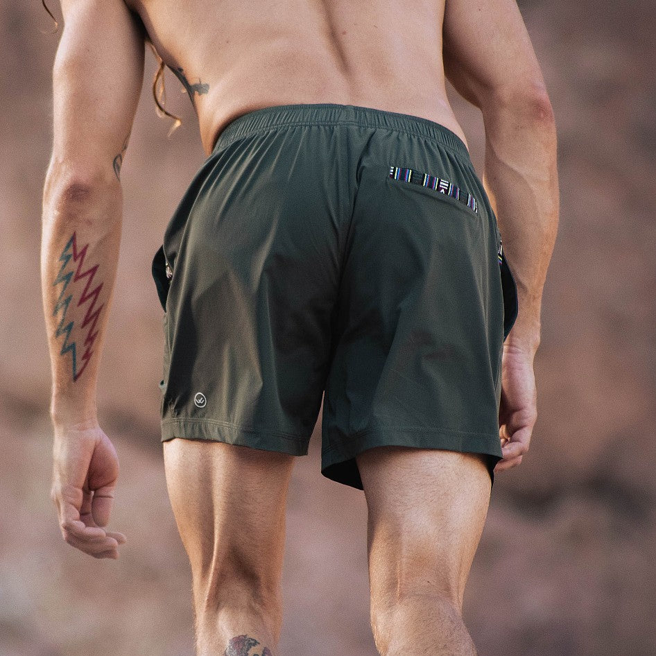 Flow Short (Athletic) - Olive 5.5 & 7 – Wowie