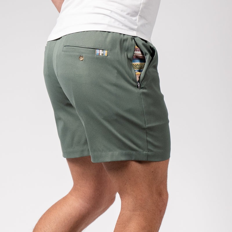 Daily Short (Casual Stretch) - Agave – Wowie