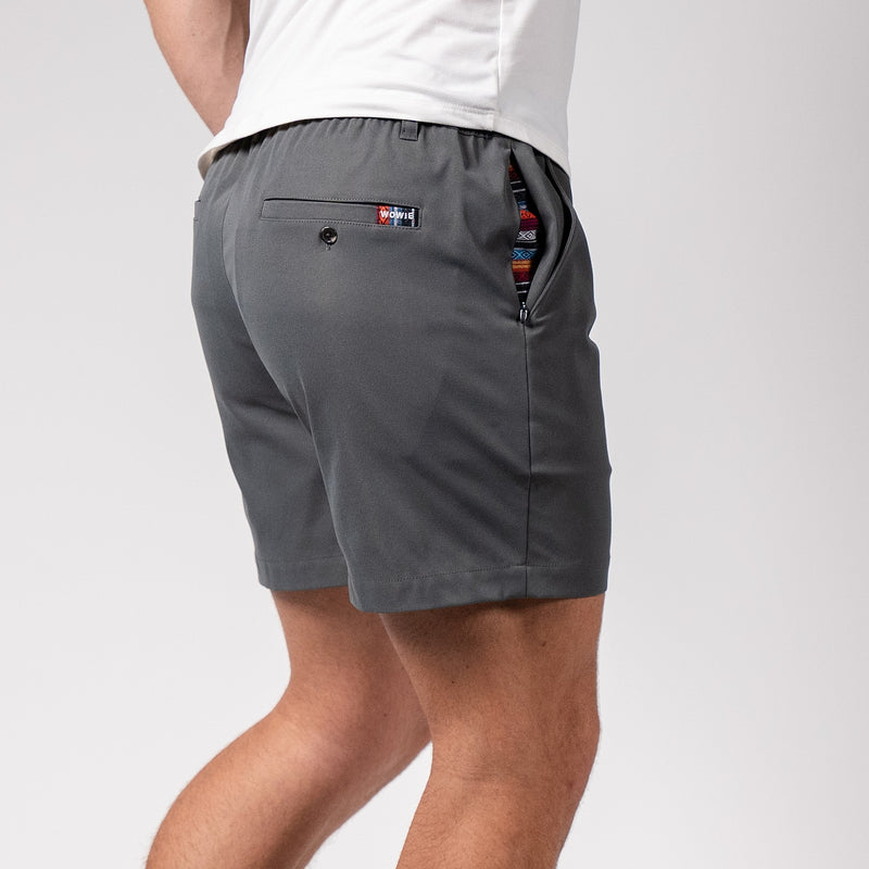 Daily Short (Casual Stretch) - Charcoal – Wowie
