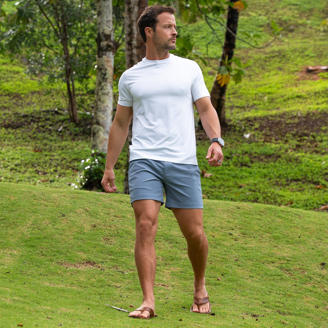 Daily Short (Casual Stretch) - Slate Blue 5.5
