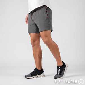 Flow 2.0 Short (Athletic) - Charcoal 5.5" & 7" - Linerless