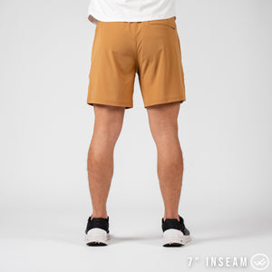 Flow 2.0 Short (Athletic) - Turmeric 5.5" & 7" - Linerless