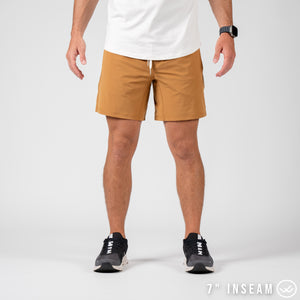Flow 2.0 Short (Athletic) - Turmeric 5.5" & 7" - Linerless