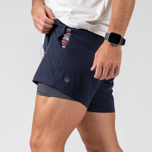 Flow 2.0 Short (Athletic) - Midnight Blue 5.5" & 7"