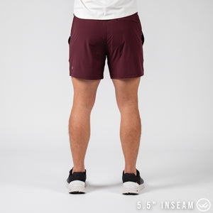 Flow 2.0 Short (Athletic) - Plum 5.5" & 7" - Linerless