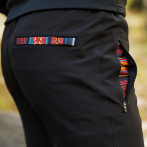 Hoth Jogger (Athletic) - Obsidian - Back Right Side Close Up 