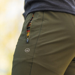 Hoth Jogger (Athletic) - Olive - Left Pocket Close Up