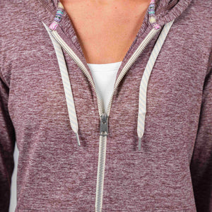 Kozie Zip-Hoodie - Plum