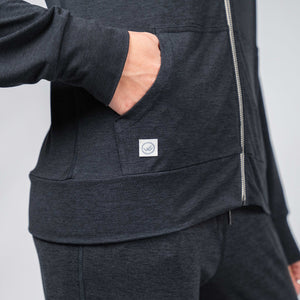 Kozie Zip-Hoodie - Onyx