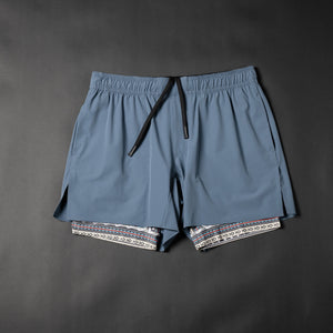 Mana Short (Performance) - Slate Blue 5.5" & 7"