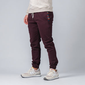 Rambler Jogger (Casual Stretch) - Merlot