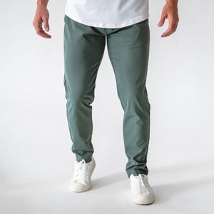 Sapien Pant (Casual Stretch) - Agave - Front - White Backdrop