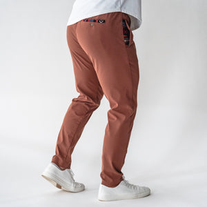 Sapien Pant (Casual Stretch) - Clay - Hero - White Backdrop