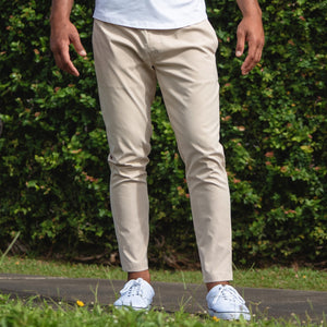 Sapien Pant (Casual Stretch) - Ivory - Front