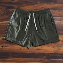 Flow Short - Olive 5.5" - front flat lay