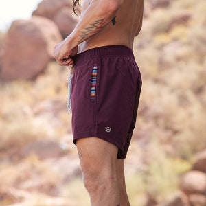 Flow Short (Athletic) - Plum 5.5" & 7"