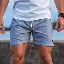 Mens Casual Short Shorts Gray - Shades of Gray front