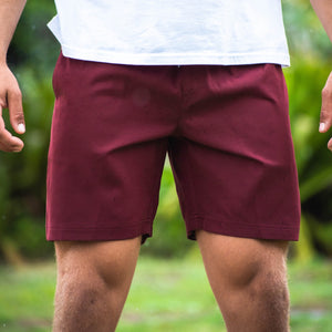 Sapien 2.0 Short 7"(Casual Stretch) - Maroon front 